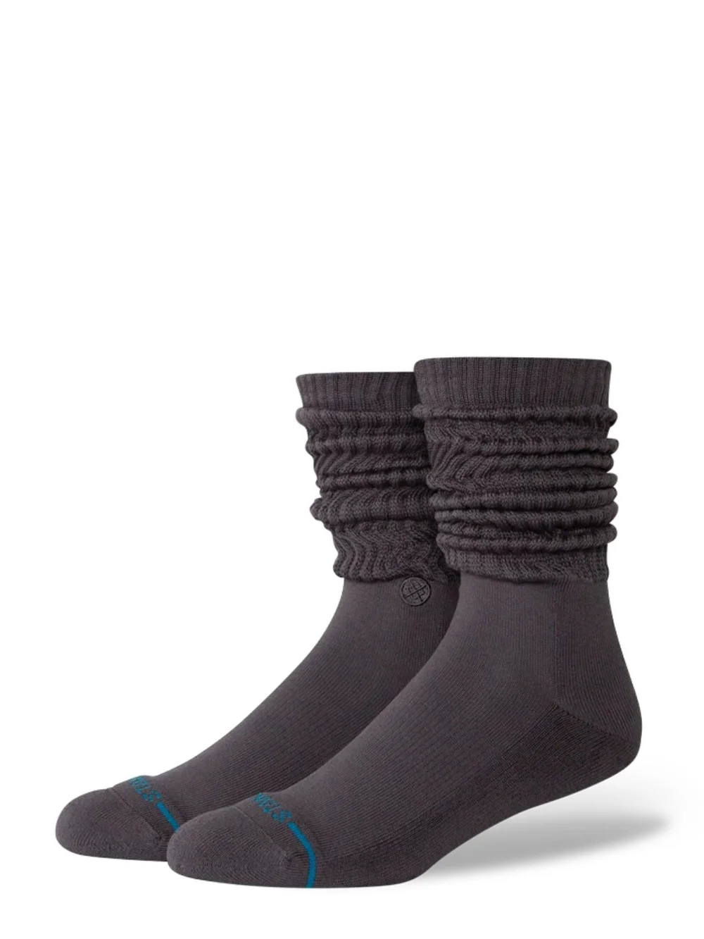 Stance Men’s Charcoal Slouch Crew Socks